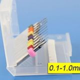 PCB Mikro Karbür CNC Matkap Ucu 10lu Gravür Set 0.1mm-1.00mm Tungsten