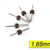 Pcb Mikro Karbür Cnc Matkap Ucu 10Lu Set 1.65Mm Tungsten 18 Shank
