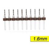 PCB Mikro Karbür CNC Matkap Ucu 10lu Set 1,60mm Tungsten 18 Shank
