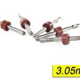 Pcb Mikro Karbür Cnc Matkap Ucu 10Lu Set 3.05Mm Tungsten 18 Shank