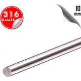Pçs Paslanmaz Paslanmaz Çelik 316 Çubuk ( Mil ) Ø 10 mm (1 Metre)