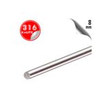 PÇS Paslanmaz Paslanmaz Çelik 316 Çubuk ( Mil ) Ø 8 Mm (1 METRE)