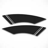 Pcx 125 2021 Karbon beyaz Motosiklet bacak Koruyucu sticker pad