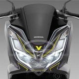 Pcx 125 2021 Karbon Desen Neon Sarı Far Üstü Pad Sticker