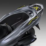 Pcx 125 2021 Karbon Desen Neon Sarı Kuyruk Sticker