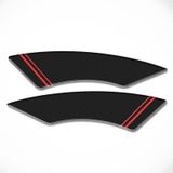 Pcx 125 2021 Karbon Kırmızı Motosiklet bacak Koruyucu sticker pad