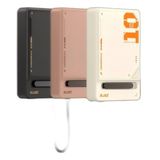 PD 20W 10000 mAh MF Wireless Kablosuz Stand Özellikli Type-C to Type-C Powerbank Şarj Aleti, Pembe