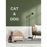 Pd Taht Rahat Kedi Köpek Yatağı 30*50 Atlantik Çam Yıkanabilir Duck Kumaş Minderi ile Beraber