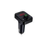 PDAteknoloj Concord C-606 Plus Araç Fm Transmitter 5.1 Bluetooth Araç Kiti Usb Type-C Hızlı Şarj Çıkışlı Çakmaklık Girişli (C-606 Plus)