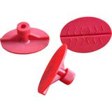 Pdr Boyasız Göçük Düzeltme Plastiği Kırmızı Elips 49-34mm 10 Adet