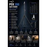 Pdx 200 Işık Standı | 200 cm | Ayarlanabilir Stüdyo Işık Ayağı - Siyah
