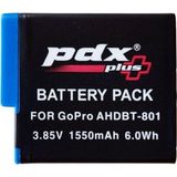 PDX AHDBT-801 GoPro Hero 5-6-7-8 Batarya