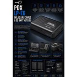 PDX Canon LP-E6 İkili Şarj Cihazı ve SD Kart Kutusu | Powerbank