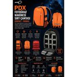Pdx Fotoğraf Makinesi Sırt Çantası | For Nikon | Turuncu