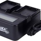 Pdx Fujifilm NP W235 Batarya Için Ikili Dijital Göstergeli Şarj Cihazı Şarj Aleti