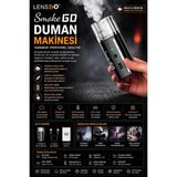 Pdx Lensgo Smoke Go Duman Makinesi | Taşınabilir | Profesyonel Sis - Siyah