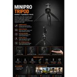 PDX Mini Pro Tripod | Kompakt | Taşınabilir