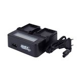 PDX Plus, Sony Np-fw50,Bataryası İle Uyumlu İkili Fotoğraf Makinesi Şarj Cihazı.