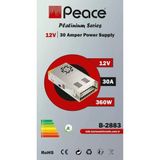 Peace B2883 12 Volt 30 Amper Adaptör