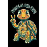Peace Is Our Pace: Mindfulness Notebook and Blank Lined Journal for Nature-Loving Free Spirits and Turtle Fans