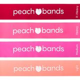 Peach Bands Direnç Bandı Seti - Bacaklar ve Kalça için Egzersiz Bantları