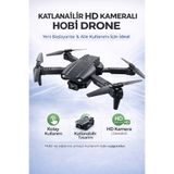 PeacHTec Peachtech HD Kameralı Katlanabilir Drone Uzaktan Kumandalı Hobi Amaçlı Mini Drone