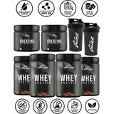 Peak 2 Başlangıç Paketi 4: 4 Adet Whey Protein (4X500G) + 2 Adet Kreatin Monohidrat (2X300G) + 2 Adet Shaker Mega Paket