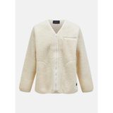 Peak Performance Bej Erkek V Yaka Bol Kesim Polar Sweatshirt, Bej, L