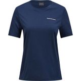 Peak Performance Explore Logo Kadın Mavi Tişört - Lacivert