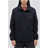 Peak Performance Fleece Snap T-Neck Erkek Siyah Sweatshirt G78899010-10011 - 2XL