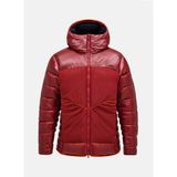 Peak Performance Koyu Kırmızı Erkek Kapüşon Yaka Mont G78983030_MINUS Degree Down Puffer - L