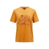 Peak Performance M EXPLORE GRAPHIC TEE Erkek Günlük Tişört G79744040T Turuncu
