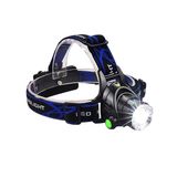 PeakStar PS-XQ-19 T6 Orijinal 800 Lümen Profesyonel T6 Şarjlı Zoomlu Kafa Lambası