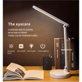 Peakstar Şarjlı Dokunmatik LED Masa Lambası Çalışma Okuma Işığı 3 Kademeli 40 Ledli USB Ka - Çok Renkli