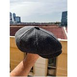 Peaky Blinderss Kasket Şapka - Gri - Standart
