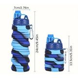 Peanelife 500 Ml Sızdırmaz Katlanabilir Portatif Silikon Su Matara