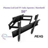 Peaq Pq50fmn252 50 İnç Dahili Uydu Alıcılı Smart 4k Uhd 126/127 Ekran Lcd Led Tv Hareketli Duvar Askı Aparatı