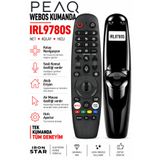 PEAQ webos sesli kumanda / airmouse kumanda / sihirli kumanda muadili / Akıllı TV sesli komut kumandası / Mikrofonlu TV kumandası /PEAQ Smart TV kumanda / Android TV kumanda.