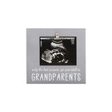 Pearhead Sonogram Fotoğraf Çerçevesi Büyükanne ve Büyükbaba için Bebek Hatıra Resim Çerçevesi, Hamilelik Duyurusu, Bebeğin İlk Noel Hediyeleri, Tatil Hediyeleri, Bebek Tatil Hediyeleri, Gri