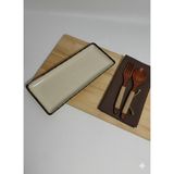 Pearl 35 x 15 cm. Dikdörten Düz Tabak Tarçın