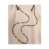 PEARL BEADS Gold-siyah Boncuklu Çok Amaçlı Aksesuar (gözlük Ipi- Maske Askısı- Çift Dolama Kolye)