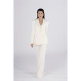 Pearl Blazer Kırık Beyaz Krep Ceket | Stil Sahibi, Modern ve Rahat Ofis - Günlük Kombinler - 40