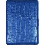 Pearl Japan Cosmos Croco Mavi Deri 9'lu Uzun Sigara Tabakası - Standart