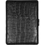 Pearl Japan Cosmos Croco Siyah 9'lu Deri Uzun Sigara Tabakası - Standart