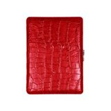 Pearl Japan Cosmos Deri Uzun Sigara Tabakası Croco Kırmızı 9lu