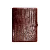 Pearl Japan Cosmos Deri Uzun Sigara Tabakası Lizard Kahve 9lu