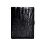 Pearl Japan Cosmos Deri Uzun Sigara Tabakası Lizard Siyah 9lu
