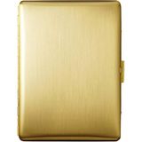 Pearl Japan Cosmos Satin Gold 9'lu Metal Uzun Sigara Tabakası - Altın - Standart