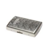 Pearl Japan Venus Metal Kısa Sigara Tabakası Arabasque Krom 12li