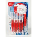 Pearldent ISO 2 Super Kapaklı Arayüz Fırçası 0.45 mm Orta Sertlikte 6 Lı Set